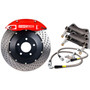 StopTech 83.114.6800.72 - 08-10 Audi S5 Front BBK w/ Red ST-60 Calipers Drilled 380x32mm Rotors Pads Lines