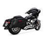 Vance & Hines 26373 - HD Dresser 17-22 Big Radius 2-2 Chrome PCX Full System Exhaust
