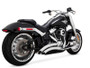Vance & Hines 26375 - HD Fatboy/Brkout 18-22 Big Radius 2-2 Chrome PCX Full System Exhaust