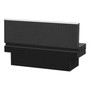 UWS TBC-60-N-BLK - Gloss Black Aluminum 60" Notched Utility Chest Box (LTL Shipping Only)