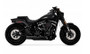 Vance & Hines 47331 - HD Softail Fat Bob 18-22 Hi-Output 2-1 Black PCX Full System Exhaust