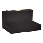 UWS TT-75-L-T-P-BLK - Gloss Black 75-Gallon L-Shape Aluminum Transfer Tank