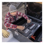 UWS TBSD-69-LBTA-B - Gloss Black Aluminum 69" Deep Extra-Wide Crossover Truck Tool Box