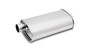 Vibrant 1104 - StreetPower Oval Muffler - 2in Inlet/Dual Outlet (Center In - Offset Out)