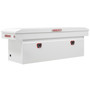 WEATHER GUARD 128-3-04 - Saddle Box; Steel; Full Deep; White; 15 cu ft;