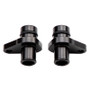 Wehrli WCF100189 - 04.5-2010 Duramax LLY/LBZ/LMM Crankcase Vent (PCV) Fitting Kit - Billet Black Anodized