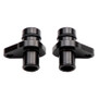 Wehrli WCF100189 - 04.5-2010 Duramax LLY/LBZ/LMM Crankcase Vent (PCV) Fitting Kit - Billet Black Anodized