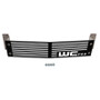 Wehrli WCF100290-FB - 15-19 Chevrolet Silverado HD 6.6L LML/L5P Duramax Bumper Grille - Flat Black