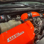 Wehrli WCF100301-CRO - 2004.5-2005 Chevrolet LLY Duramax 4in Intake Kit with Air Box Stage 2 - Chevy Orange