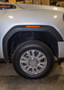 Wehrli WCF100392 - 2020+ GMC 2500/3500HD Fender Flare Marker Light Delete Kit w/Logo - Fine Texture Black