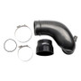 Wehrli WCF100412-GRY - 06-10 Chevrolet 6.6L LBZ/LMM Duramax 3.5in Intake Horn - WCFab Grey