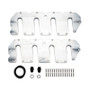 Wehrli WCF100415-RAW - 04.5-10 Duramax LLY/LBZ/LMM Billet Upper Valve Cover Set - Raw Aluminum