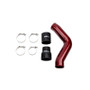 Wehrli WCF100434-RED - 13-18 Cummins 6.7L Driver Side 3.5 in. Intercooler Pipe - WCFab Red