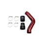 Wehrli WCF100434-RED - 13-18 Cummins 6.7L Driver Side 3.5 in. Intercooler Pipe - WCFab Red