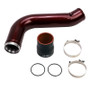 Wehrli WCF100530-CR - 17-19 Chevrolet 6.6L L5P Duramax Passenger Side 3.5in Intercooler Pipe - Candy Red
