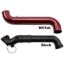 Wehrli WCF100682-RED - 11-16 Duramax LML Passenger Side 3.5 in. Intercooler Pipe - WCFab Red