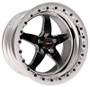 Weld 71MB7120A48G - S71 17x12 / 5x4.5 BP / 4.8in. BS Black Wheel (Medium Pad) - Polished Single Beadlock MT