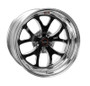 Weld 76MB7080B48A - S76 17x8 / 5x4.75 BP / 4.8in. BS Black Wheel (Medium Pad) - Non-Beadlock