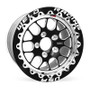 Weld 77MB512B65F - S77 15x12.33 / 5x4.75 BP / 6.5in. BS Black Wheel (Medium Pad) - Black Single Beadlock MT