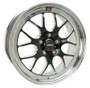 Weld 77MB8120B57A - S77 18x12 / 5x4.75 BP / 5.7in. BS Black Wheel (Medium Pad) - Non-Beadlock