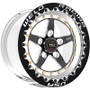 Weld 791B58210F - star 15x8 / 5x4.5 BP / 5.5in. BS Black Wheel - Black Single Beadlock MT