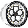 Weld 792B510264F - Magnum III 15x10 / 5x120mm BP / 7.5in. BS Black Wheel - Black Single Beadlock MT