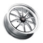 Weld 80HB7050W22A - S80 17x5 / 5x115 BP / 2.2in BS Black Wheel (High Pad) - Non-Beadlock