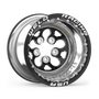 Weld 83B-514278MB - Alpha-1 15x14 / 5x4.75 BP / 4in. BS Black Wheel - Black Double Beadlock MT