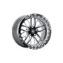 Weld 82LB7100A80F - S82 17x10 / 5x4.5 BP / 8.0in. BS (64mm Offset) Black Wheel (Low Pad) - Black Single Beadlock