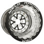 Weld 84B-616418UB - V-Series 16x16 / 5x5 BP / 4in. BS Black Wheel - Black Double Beadlock