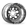 Weld 83P-514280MP - Alpha-1 15x14 / 5x4.75 BP /5in. BS Black Wheel - Black Double Beadlock MT