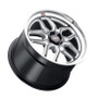 Weld S15280022P45 - S152 18X10 Laguna Drag 5X120 ET45 BS7.25 Gloss Black MIL Dia 78.1