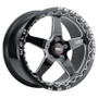 Weld S156B0084P38 - S156 15x10 Ventura 6 Drag 6x139.7 ET38 BS7.00 Gloss BLK MIL DIA 106.1