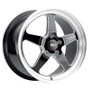 Weld S15580022P45 - S155 18x10 Ventura Drag 5x120 ET45 BS7.25 Gloss BLK MIL DIA 78.1