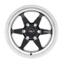 Weld S15607089P13 - S156 20x7 Ventura 6 Drag 6x135 ET13 BS4.50 Gloss BLK MIL DIA 87.1