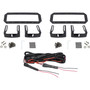 Westin 57-0035 - HDX Flush Mount B-FORCE LED Light Kit (Set of 2) w/wiring harness - Black