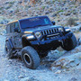 Westin 59-80115 - 18-19 Jeep Wrangler JL WJ2 Full Width Front Bumper w/Bull Bar Textured Black