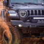 Westin 59-80115 - 18-19 Jeep Wrangler JL WJ2 Full Width Front Bumper w/Bull Bar Textured Black
