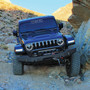 Westin 59-80115 - 18-19 Jeep Wrangler JL WJ2 Full Width Front Bumper w/Bull Bar Textured Black