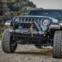 Westin 59-80085 - 18-19 Jeep Wrangler JL Stubby Front Bumper - Textured Black