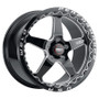 Weld S90470075P38 - S904 17x10 Ventura Beadlock 5x127 ET38 BS7.00 Gloss BLK MIL DIA 71.5