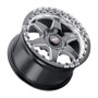 Weld S90900084P38 - S909 20x10 Ventura 6 Beadlock 6x139.7 ET38 BS7.00 Gloss BLK MIL DIA 106.1