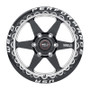 Weld S90900084P38 - S909 20x10 Ventura 6 Beadlock 6x139.7 ET38 BS7.00 Gloss BLK MIL DIA 106.1