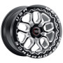 Weld S907B0067P25 - S907 15X10 Laguna Beadlock 5X114.3 ET25 BS6.5 Gloss Black MIL Dia 78.1