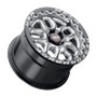 Weld S907B0067P25 - S907 15X10 Laguna Beadlock 5X114.3 ET25 BS6.5 Gloss Black MIL Dia 78.1