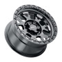 Weld W10570026450 - Off-Road W105 17X10 Cinch 5X114.3 5X127 ET-25 BS4.50 Satin Black MIL / Gloss Black 78.1
