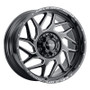 Weld W11700070600 - Off-Road W117 20X10 Fulcrum 5X139.7 5X150 ET13 BS6.00 Gloss Black MIL 110.2