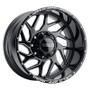 Weld W11700018600 - Off-Road W117 20X10 Fulcrum 8X180 ET13 BS6.00 Gloss Black MIL 124.3