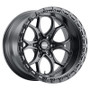 Weld W10800084600 - Off-Road W108 20X10 Ledge 6X139.7 ET13 BS6.00 Satin Black / Black Ring 106.1