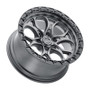 Weld W10700089600 - Off-Road W107 20X10 Ledge 6X135 ET13 BS6.00 Satin Gun / Black Ring 87.1